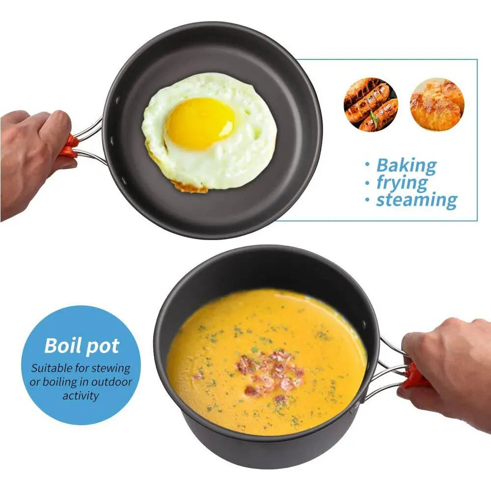 Wilderios™ Camping Cooking set