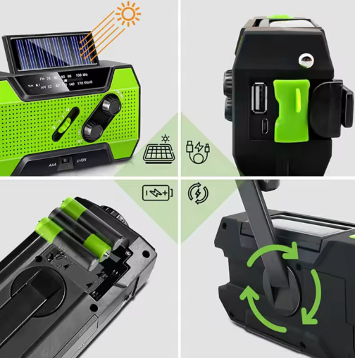 Wilderios™ Emergency Solar Radio