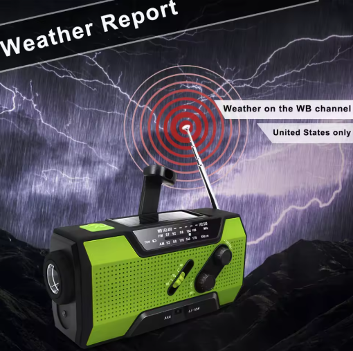 Wilderios™ Emergency Solar Radio