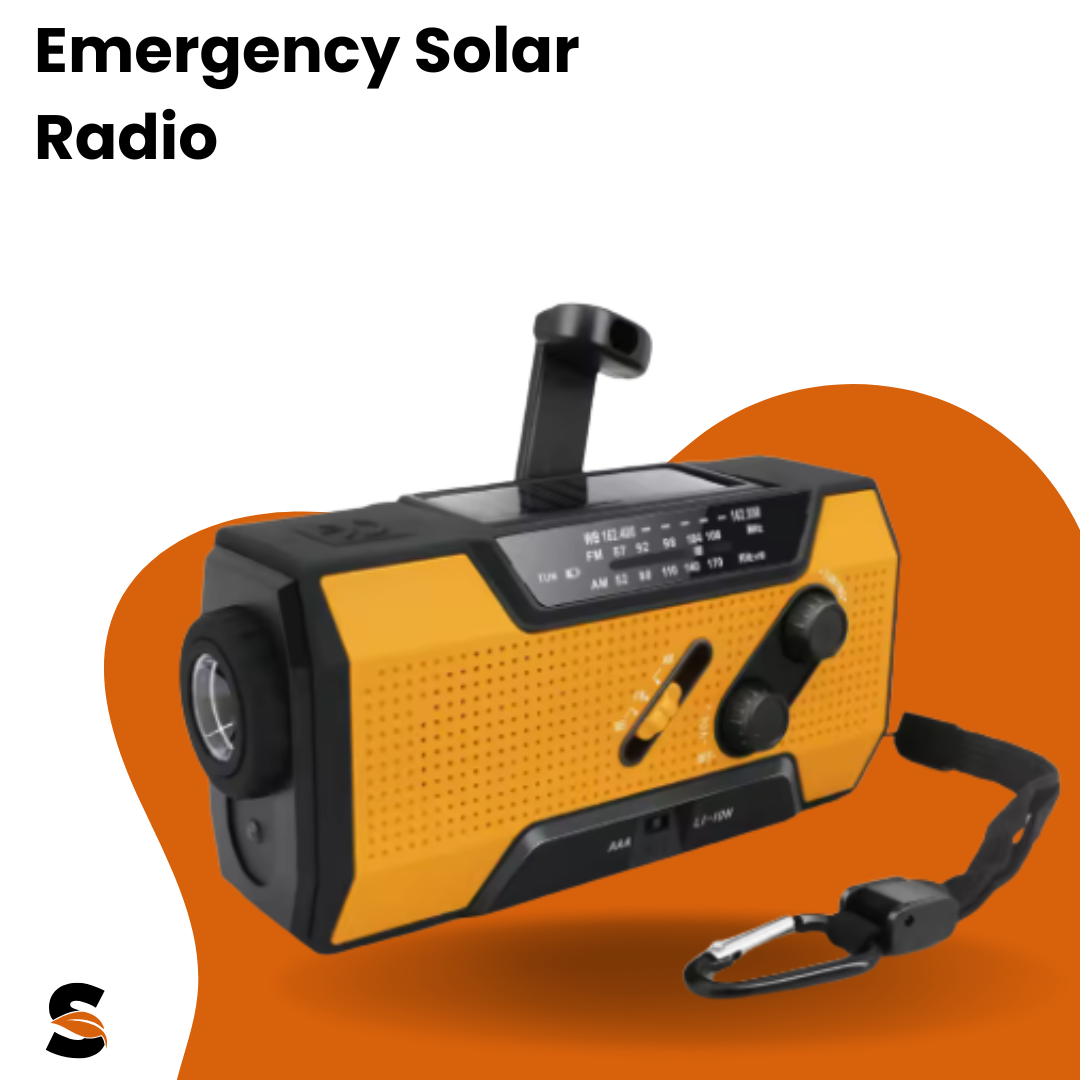 Wilderios™ Emergency Solar Radio