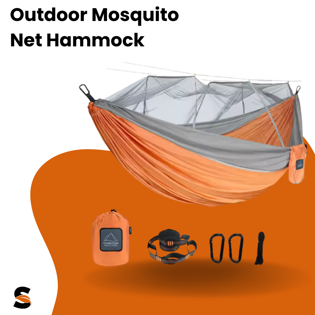 Wilderios™ Outdoor Mosquito Net Hammock