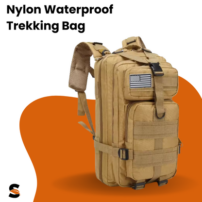 Wilderios™ Nylon Waterproof Trekking Bag