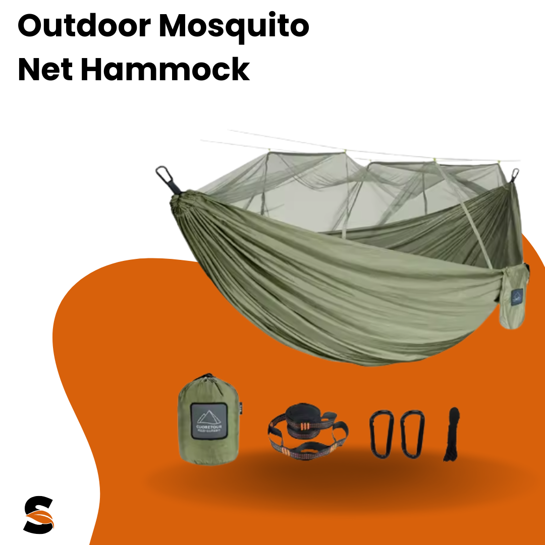 Wilderios™ Outdoor Mosquito Net Hammock