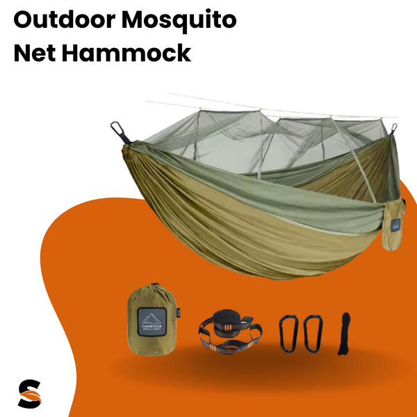 Wilderios™ Outdoor Mosquito Net Hammock