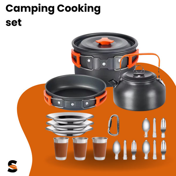 Wilderios™ Camping Cooking set