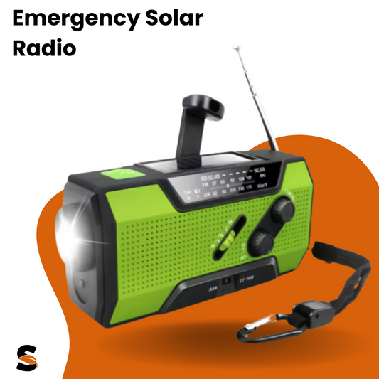 Wilderios™ Emergency Solar Radio